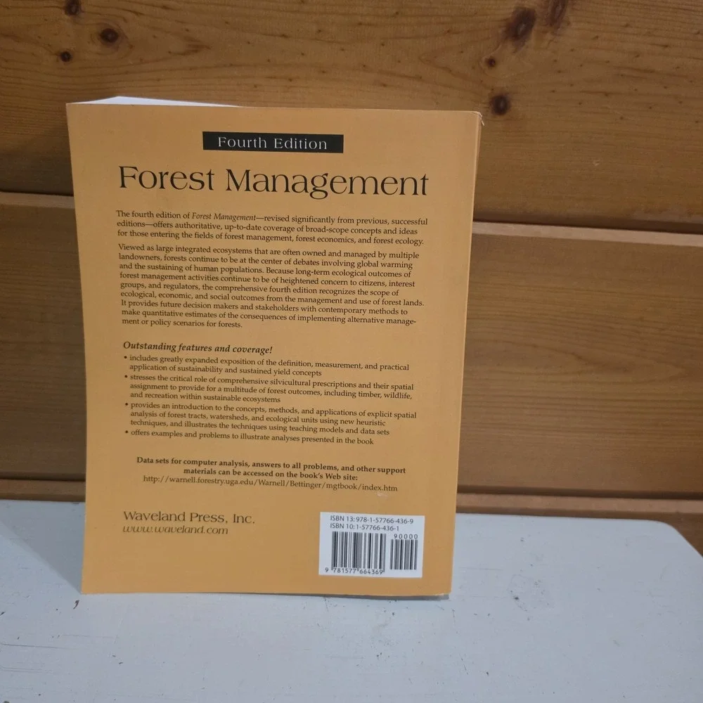 Forest Management: To Sustain Ecological Economic & Social Values 9781577664369